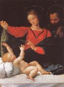 RAFFAELLO Sanzio The virgin mary oil on canvas